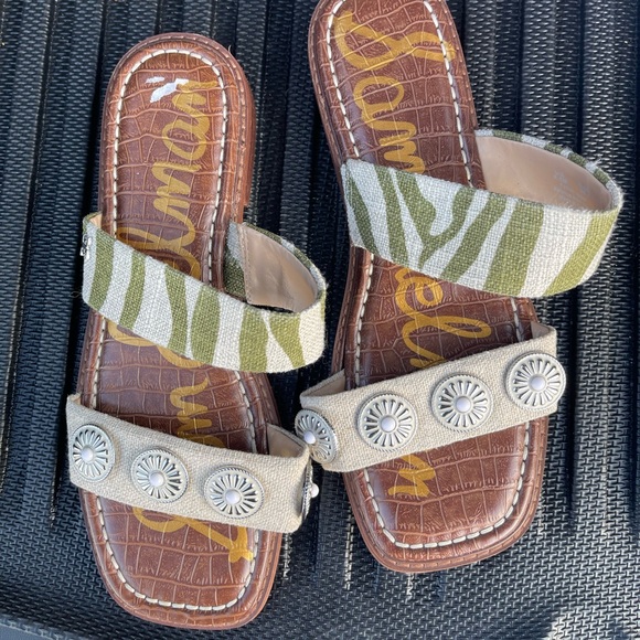 Sam Edelman Green and Brown Sandals - Picture 10 of 10